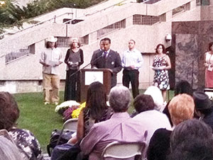 Family and friends of Deanna Cremin, along with those who mourn the deaths of 65 other victims of violence, gathered at the Garden Of Peace memorial last Thursday to remember the loved ones they have lost.