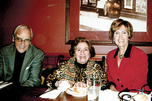 Husband Anthony Morella, aunt Constance F. Lauro (100 years old in this photo), and Constance “Connie” Morella. 