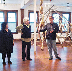 Tori Costa, Margaret Ryan and Mark Alston-Follansbee. ~Photo by By Erica Scharn 