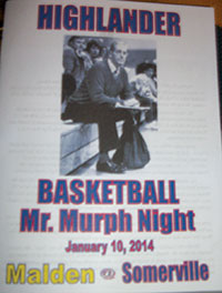 A program for the ceremony honoring Mr. Murph included reminiscences from the coaches who worked with him over the past 30 years.