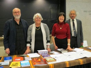 The book table at the 2013 Festival