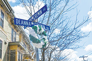 The annual wreath-hanging ceremony in remembrance of Deanna Cremin took place this Saturday, and with it came a renewed sense of determination to solve the 19-year-old murder case.