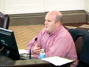 Ward 1 Alderman Matt McLaughlin advocated for a study of improved substance abuse recovery programs at Thursdays General Meeting of the Board of Alderman.