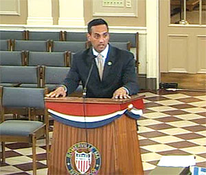 Mayor Curtatone voiced strong opposition to the Board of Alderman plan for campaign finance reform, suggesting that he would veto the law if necessary.