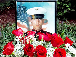 Somerville native Shawn Clark was among those honored at the Garden of Peace ceremony last Thursday.