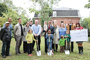 Ground has been broken for Symphony Park, a new addition to the recreational landscape of East Somerville. ~Photo by Jackie Rossetti