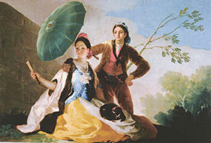The Parasol, 1777 by Francisco Goya y Lucientes. Oil on canvas. Museo Nacional del Prado. Madrid.