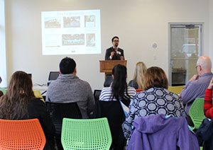 The Somerville First Source Jobs Initiative’s Job Fair held at the Cambridge Health Alliance building brought job seekers and potential employers together to see what possibilities existed for job placements.