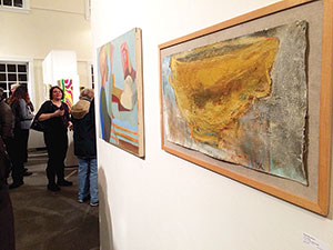 Fans of Vernon Street Studios attended the opening of their 40th anniversary celebration at the Somerville Museum.