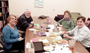 Pictured (from L to R): Maria Tramontozzi, Joe Beckmann, Julie Katz and Courtney O’Keefe