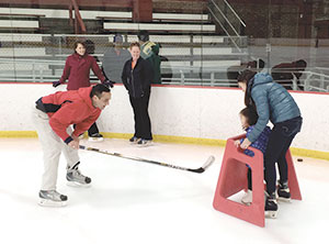 The Mayor’s Fitness Challenge “on ice” took place last Thursday at Veteran’s Memorial Ice Rink.
