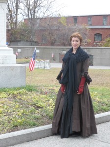 CW monument w Docent Lisa
