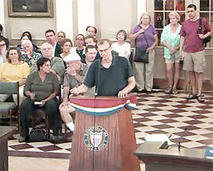 Area residents took advantage of the opportunity to voice their opinions on the proposed placement of a new fire station at the 515 Somerville Ave. location recommended by Mayor Curtatone and Fire Department officials.