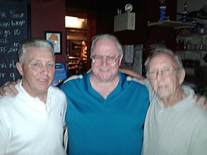 Left to right: Liam Mannion, Ross Blouin, and Jerry Fleming. 