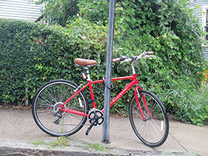 Loss of bicycles and other personal property can be greatly minimized during the high-risk summer months by following a few simple guidelines, according to police crime analysts. ~Photos by Bobbie Toner