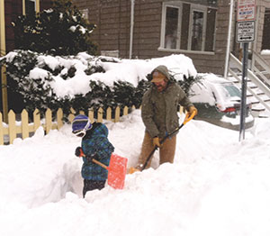 A record setting blizzard crippled much of the northeast and tested the abilities of residents and municipal work crews in clearing the vast accumulations of snow.