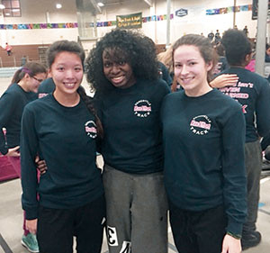 Senior Captains (L to R): Leighann Nguyen, Melissa Sanon, Maureen McNabb.