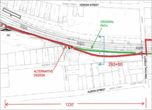 The proposed design alternatives for the Community Path would bring down costs, but many are asking if there is too much compromise built into the plan.