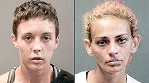 Vanessa Young (L), Crystal Young (R). `~ Photos courtesy Quincy Police Dept.