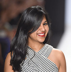 Somerville fashion designer Sandhya Garg.