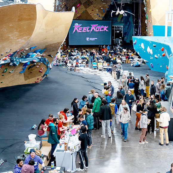 Reel Rock 18 event at Boston Bouldering Project